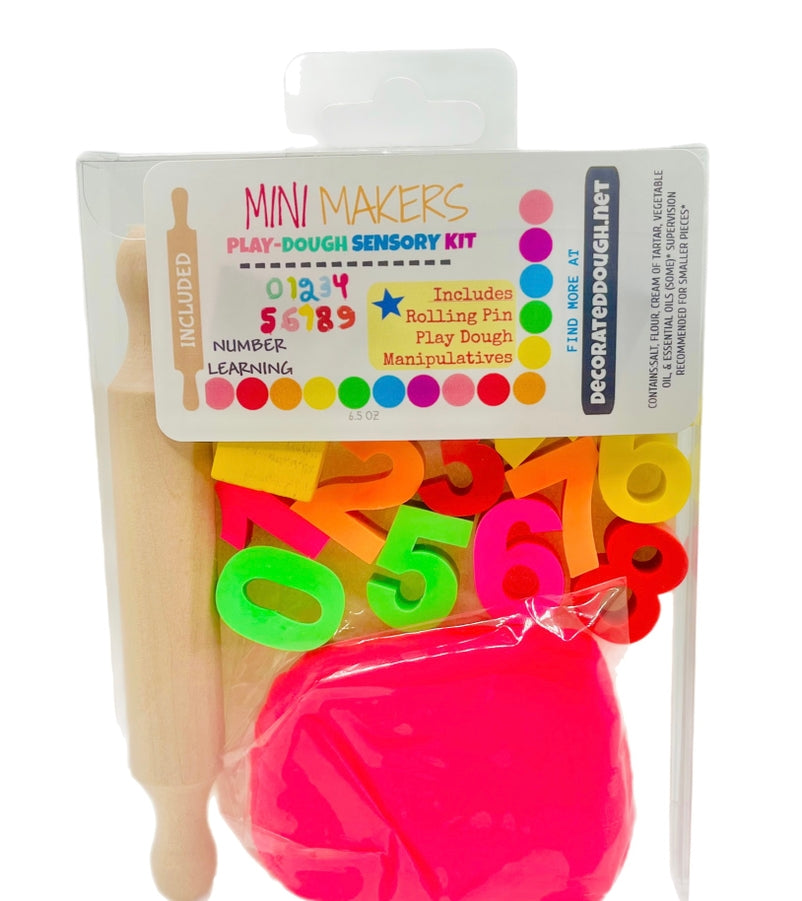 Play Dough Sensory Kit - Number Learning