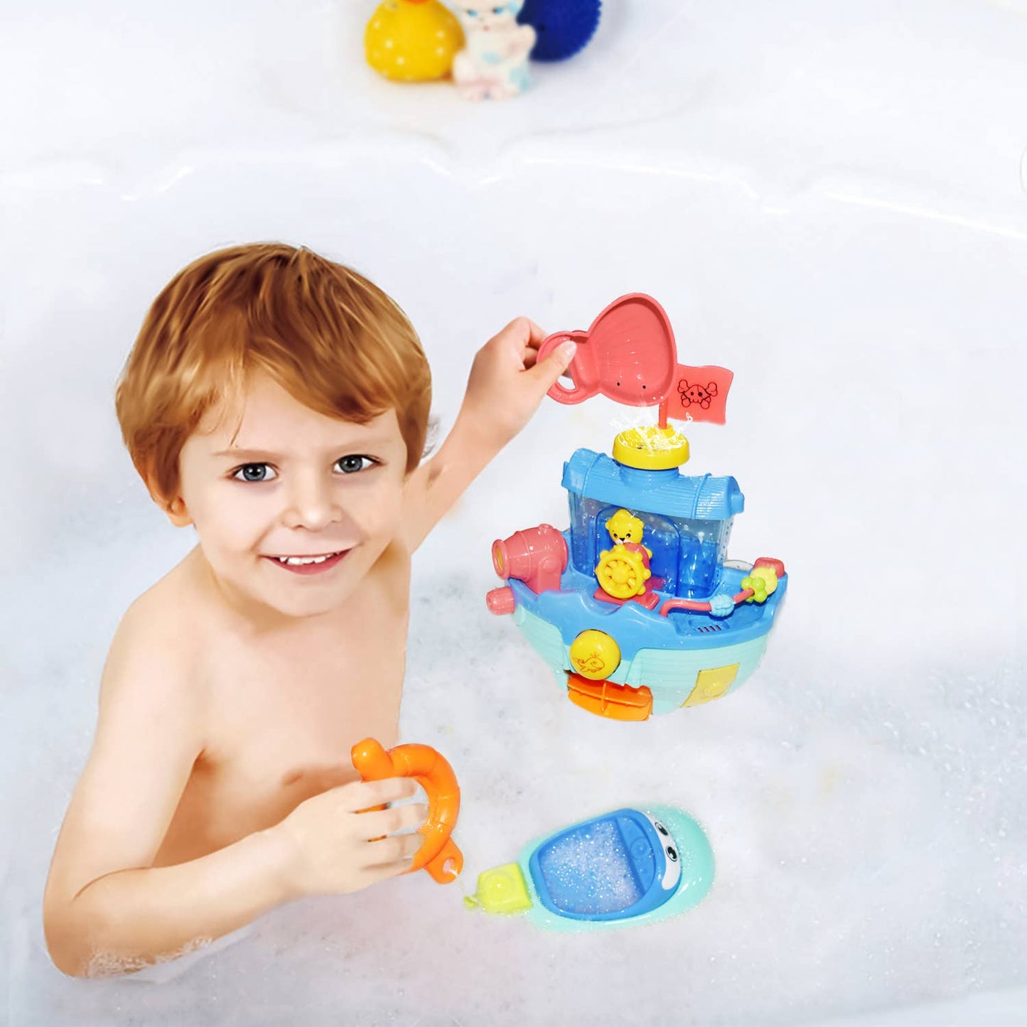 Toddler Bath Toy Boats Set