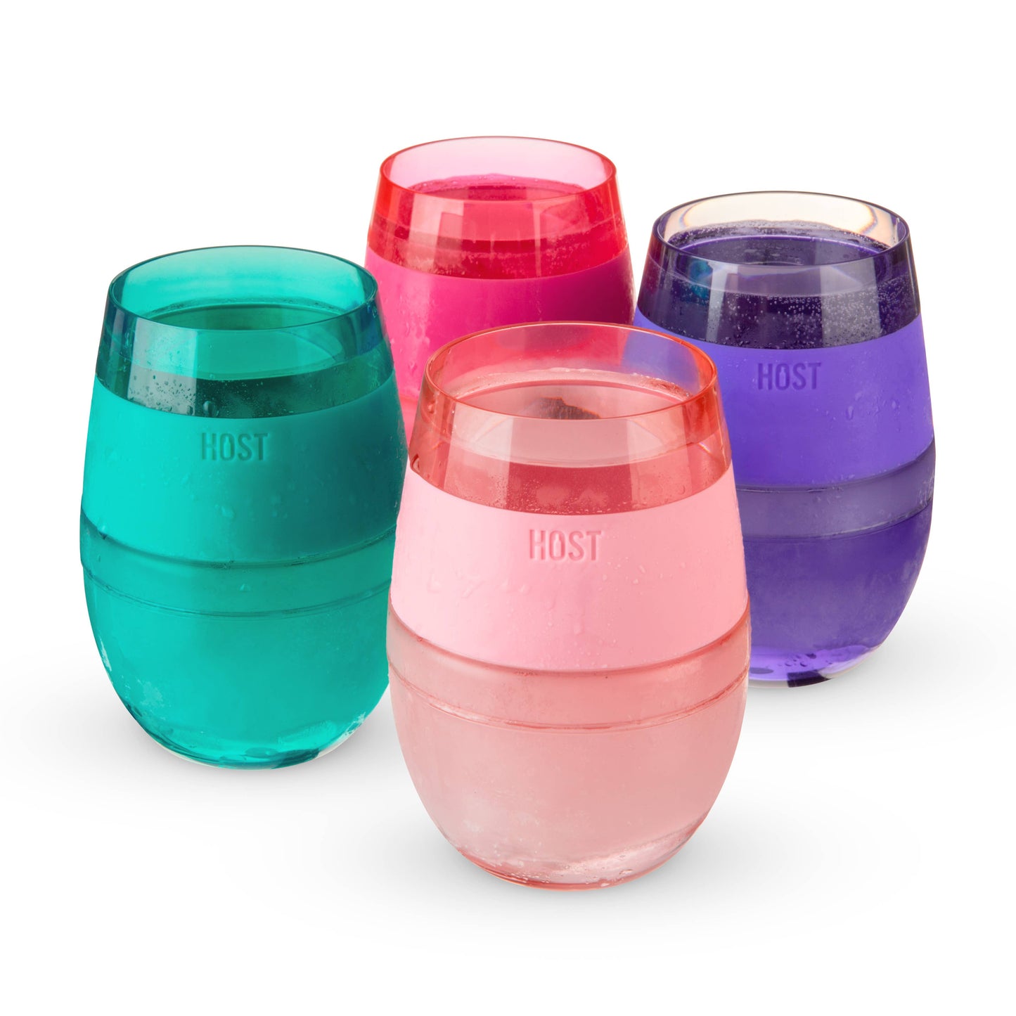 Wine FREEZE™ Cooling Cups - Asst Tinted Colors