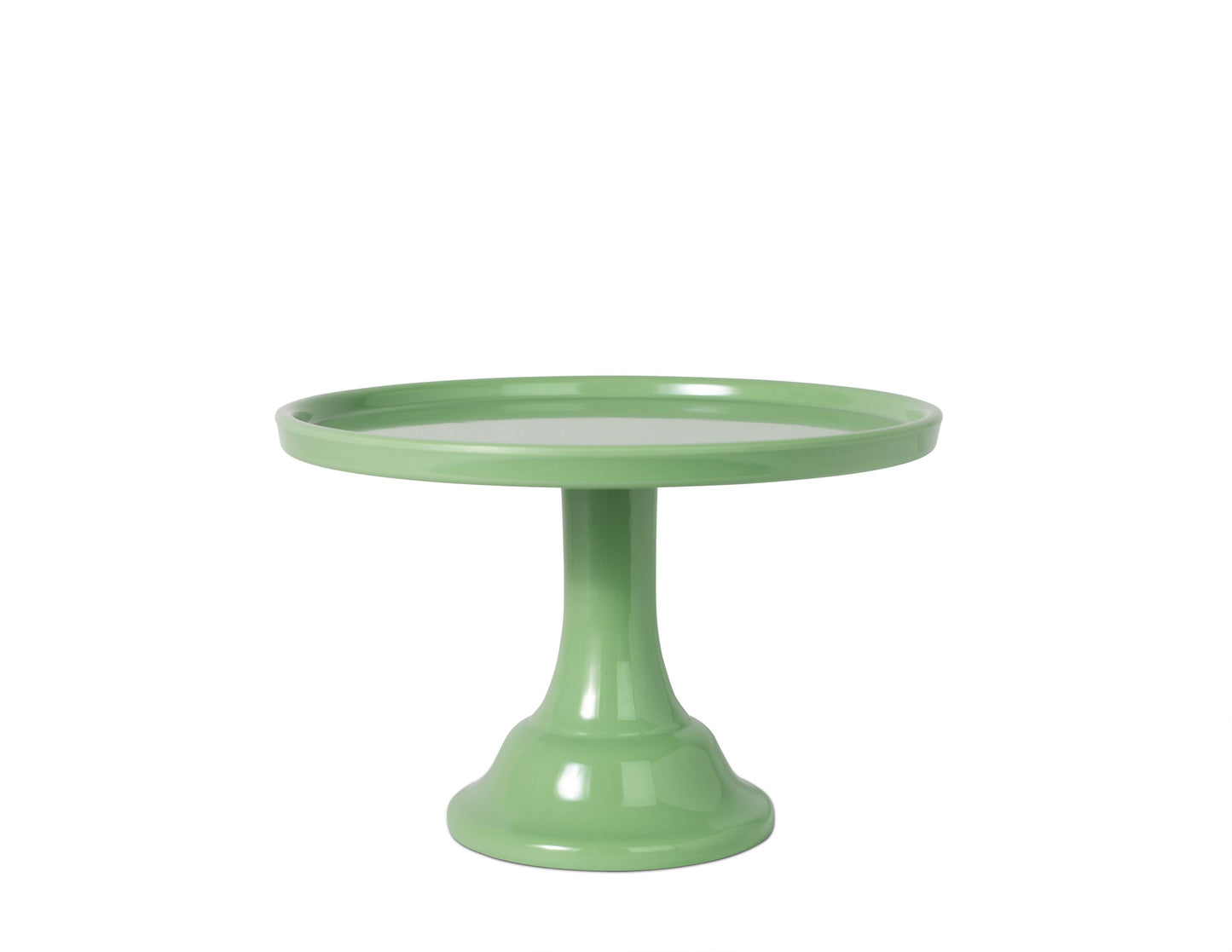 Melamine Cake Stand Small- Sage Green 8.5 inch