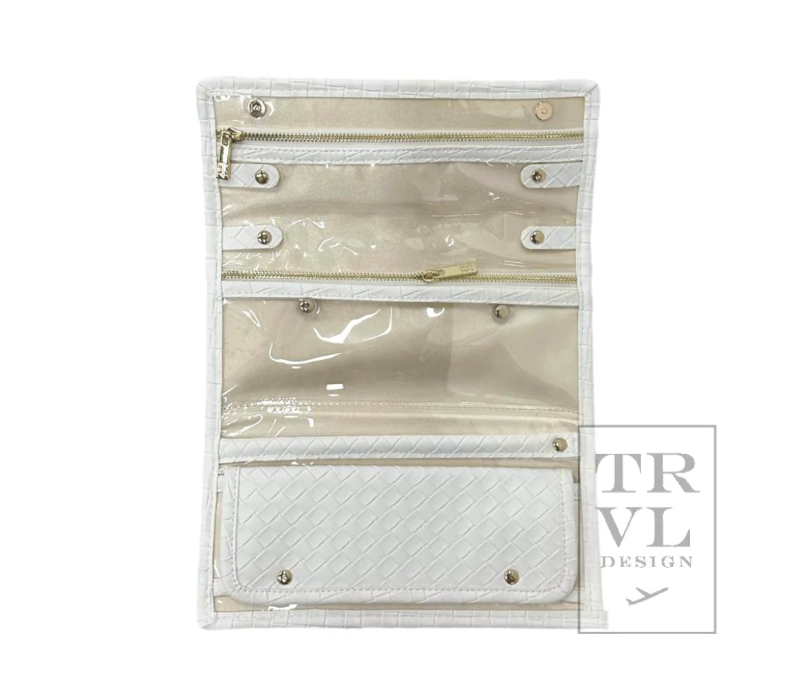 TRVL Luxe White Jewelry Wallet