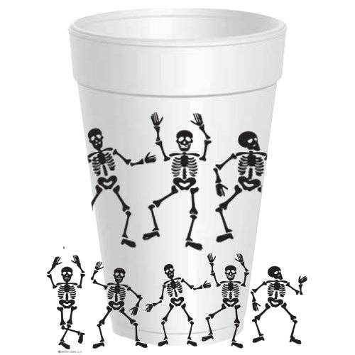 Dancing Skeleton Wrap - 10 pack: Black