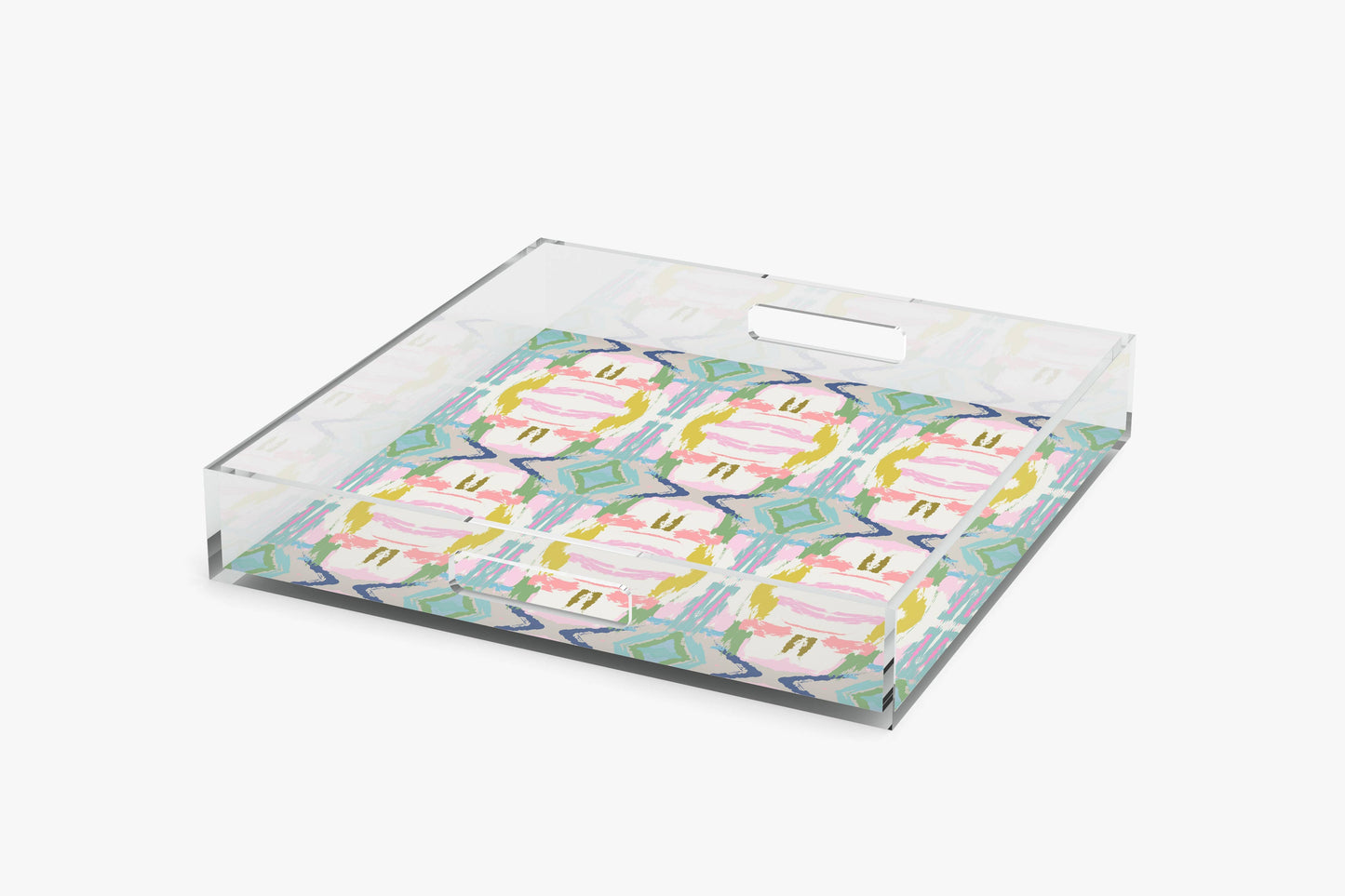 Windsong Acrylic Tray - New!: Square (Insert Only) / Pink
