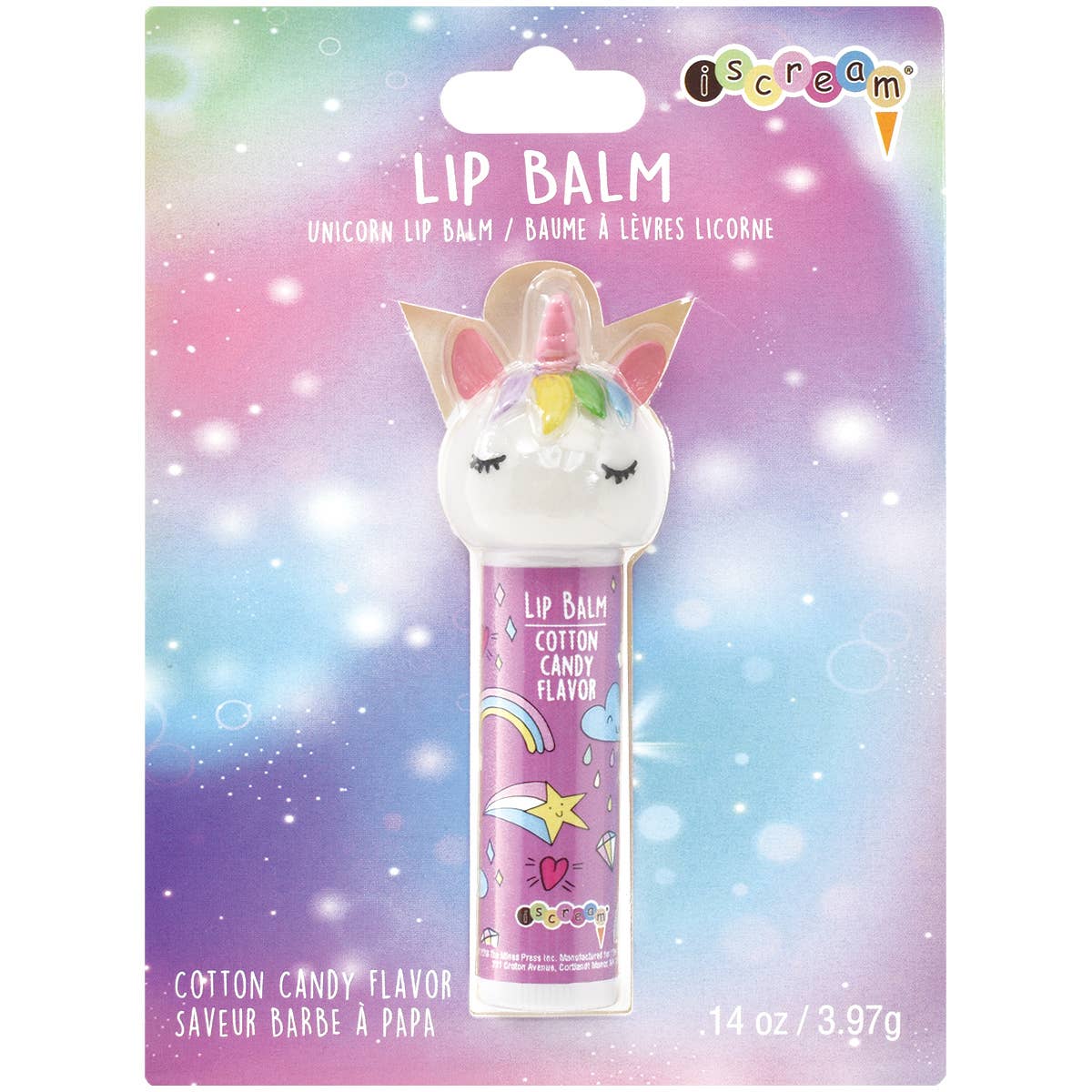 Unicorn Lip Balm Cotton Candy Flavor