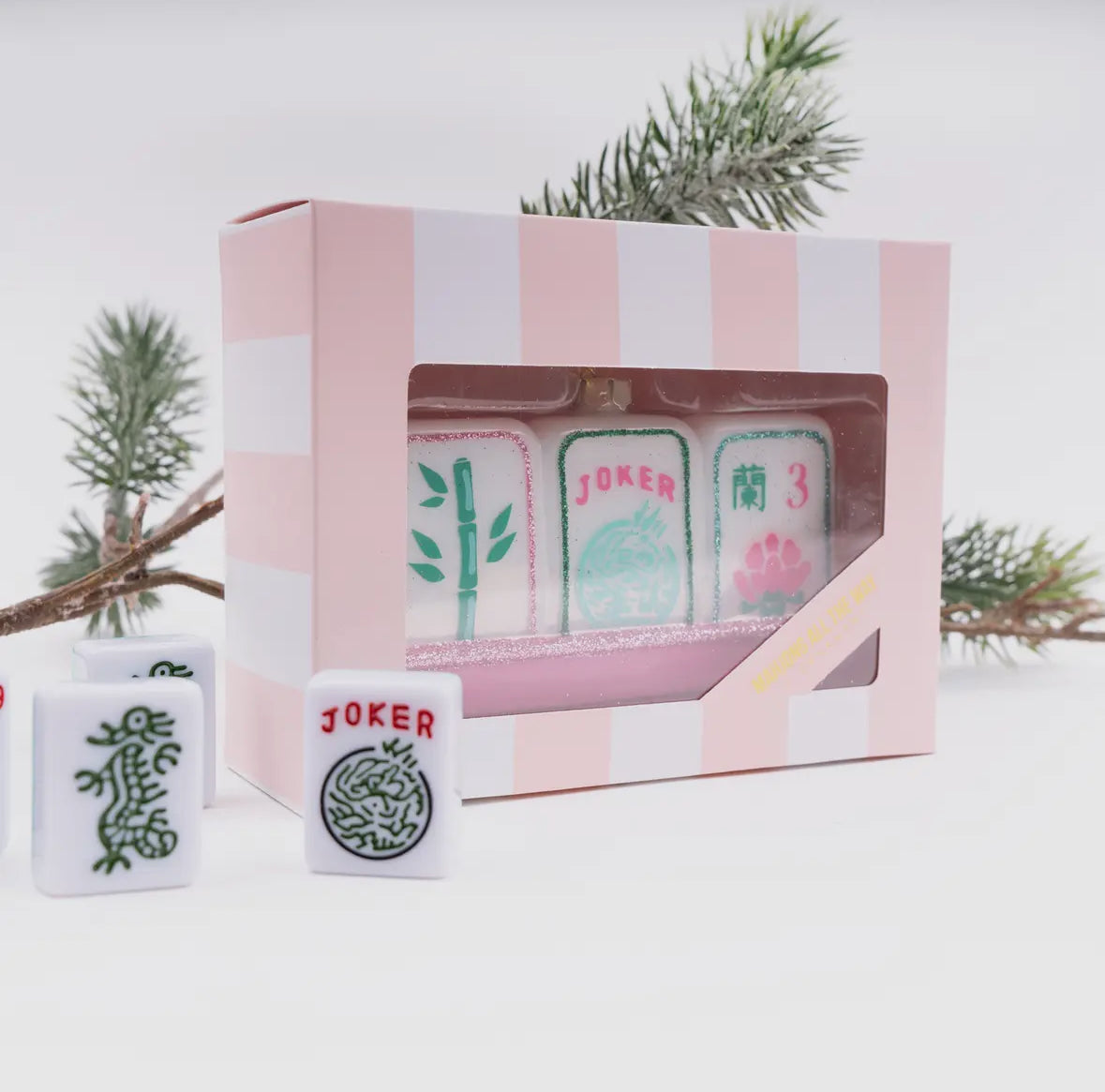 Preorder* Mahjong Christmas Ornament- includes gift box