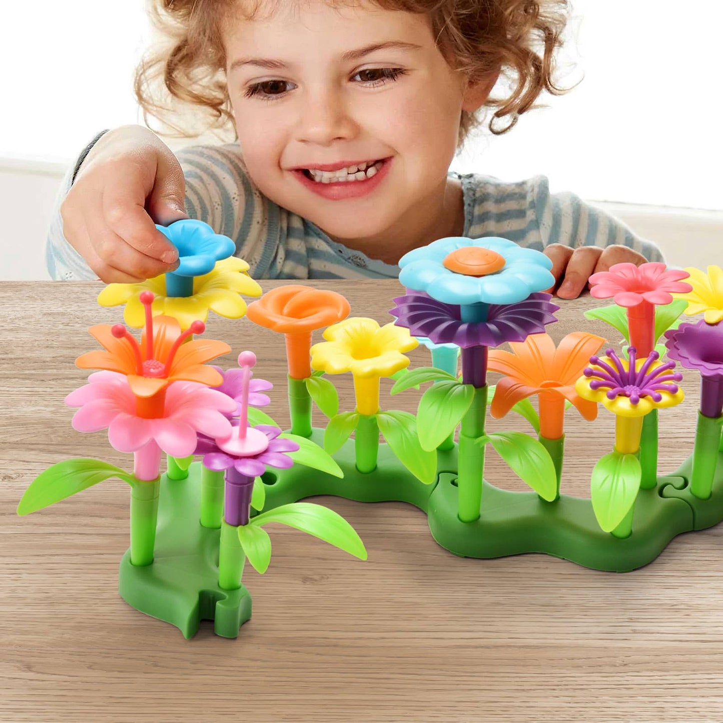 148PCS Garden Building Toys, Pretend Play, Preschool STEM