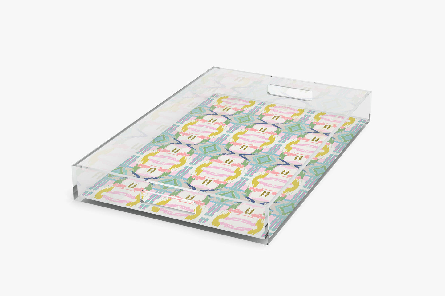 Windsong Acrylic Tray - New!: Square (Insert Only) / Pink