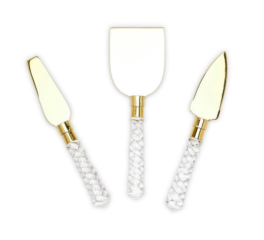 Crystal Clear Cheese Knives