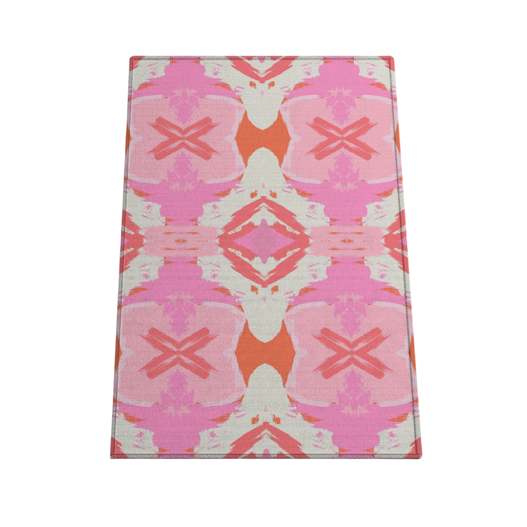 Affinity Rug - Washable!: Pink