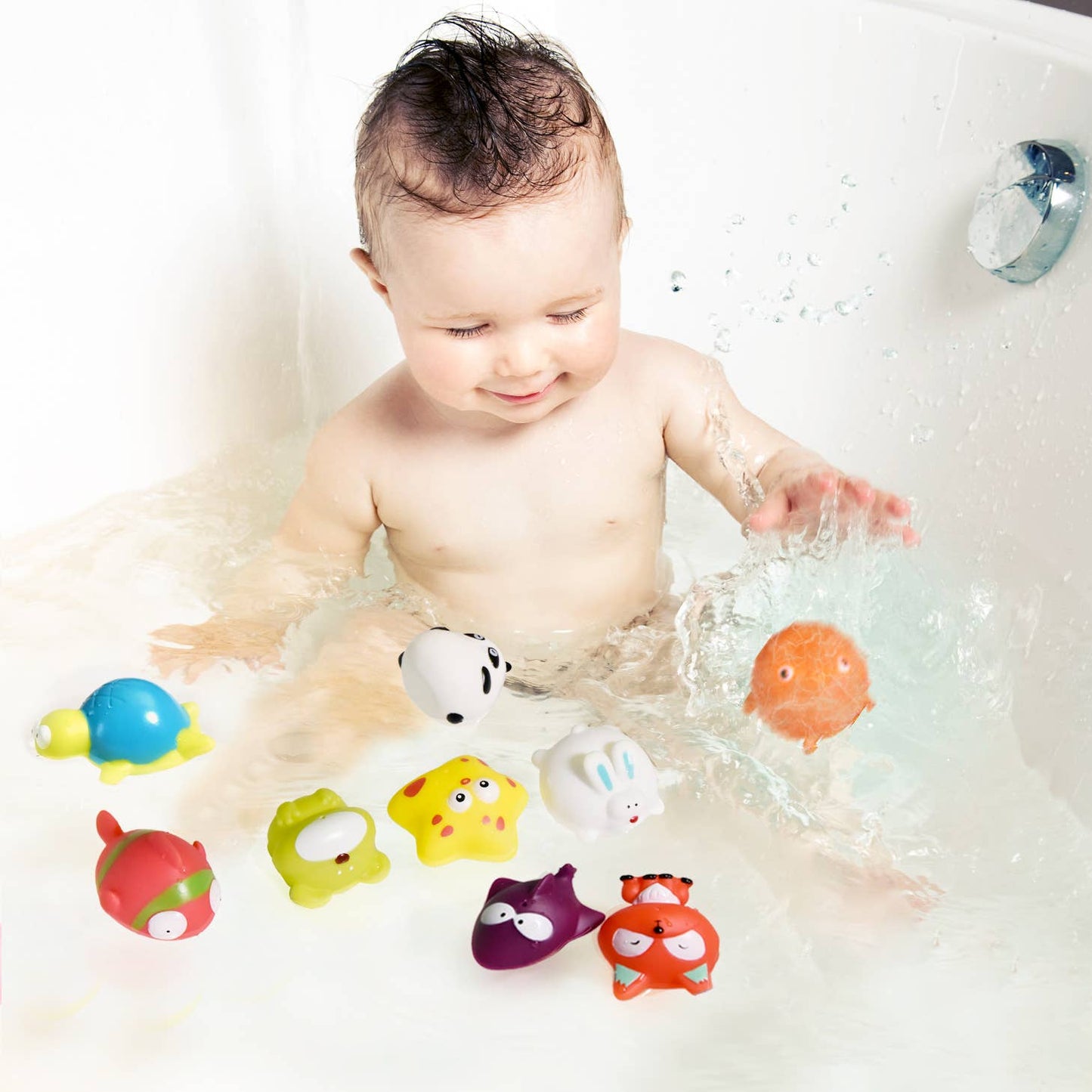 Bath Buddies with Easter Eggs 12pcs