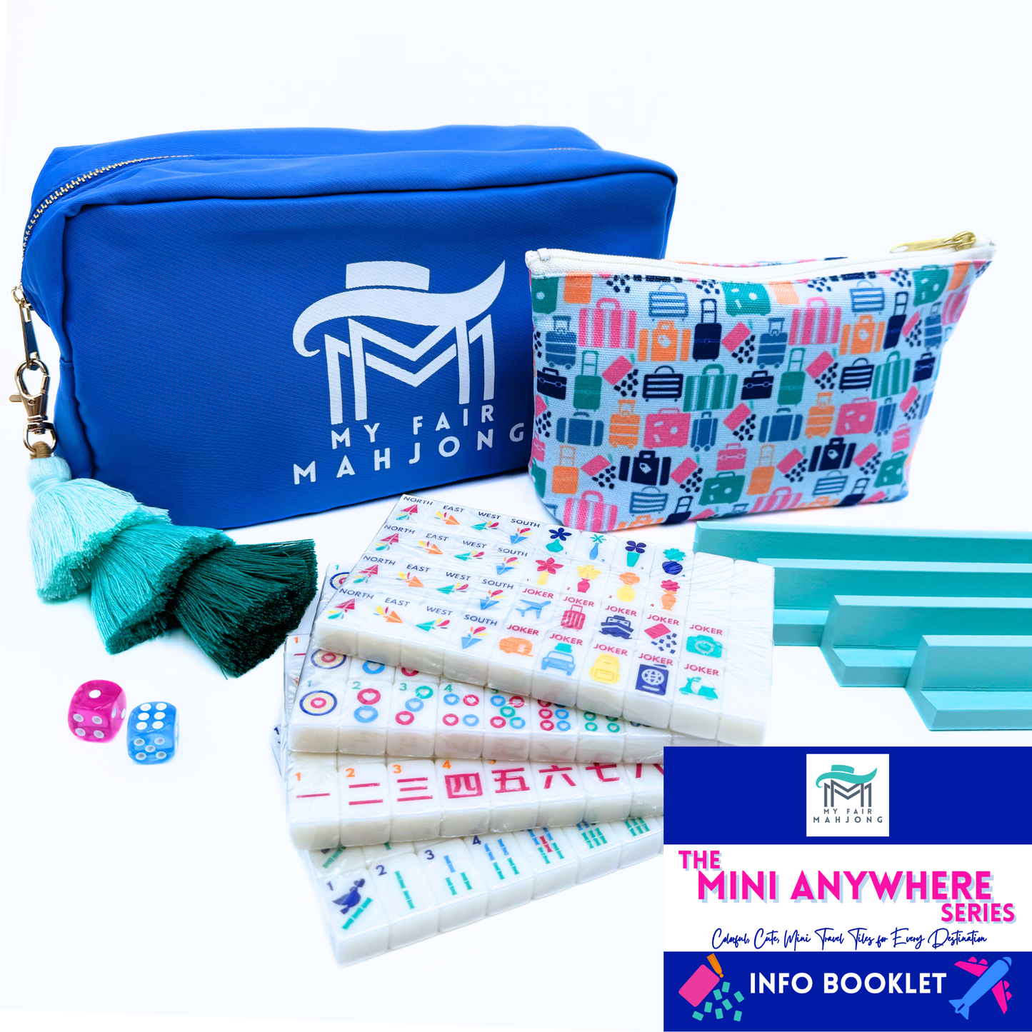 MINI ANYWHERE SERIES- Tiny Travel Mahjong Set