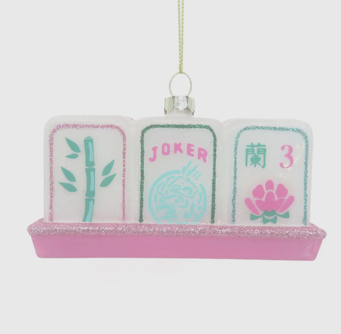 Preorder* Mahjong Christmas Ornament- includes gift box