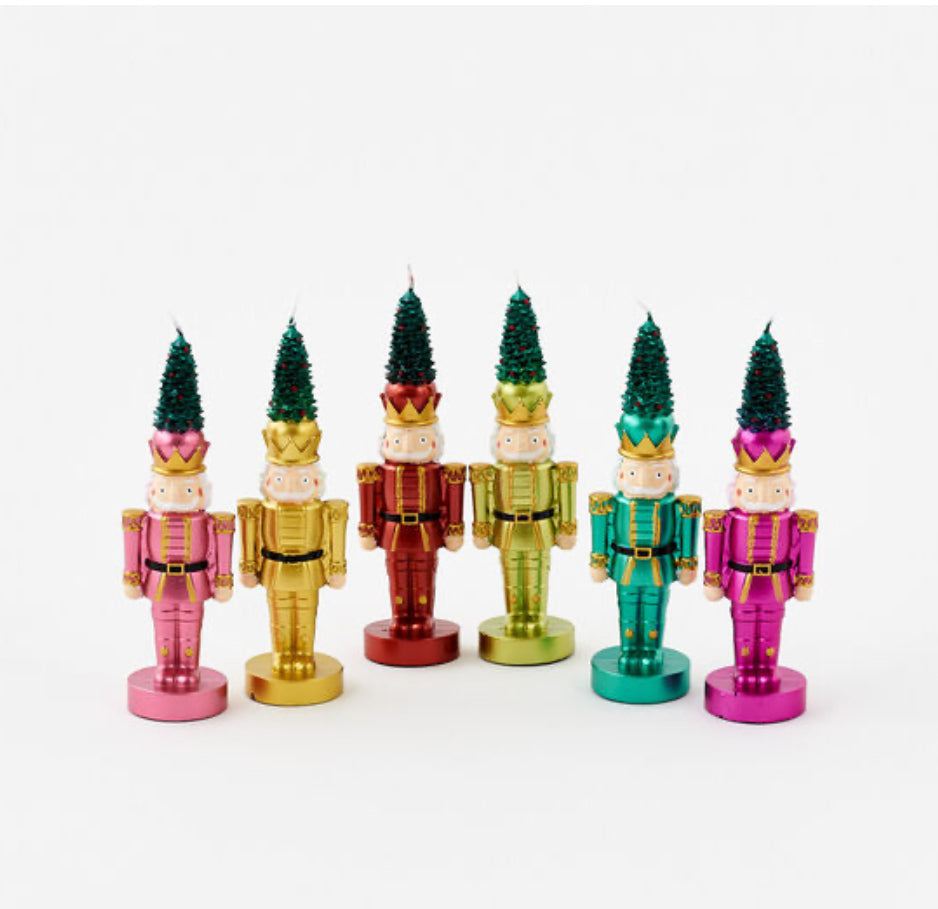 Nutcracker with Tree Candles