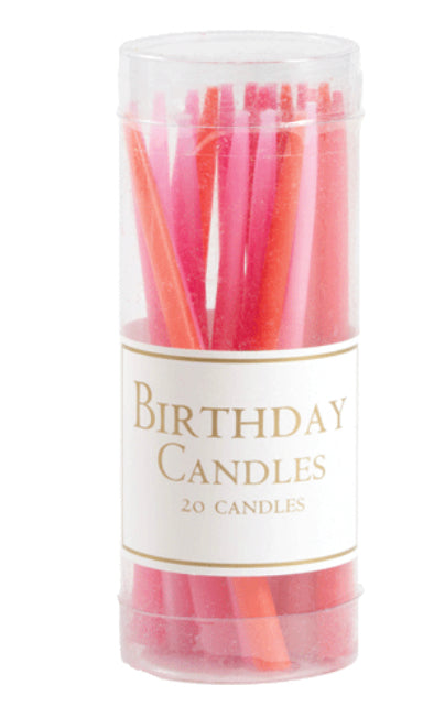 Caspari Birthday Candles-Flower Petals Candle Birthday-20 Pcs