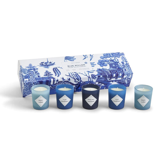 Blue Willow Scented Candles Gift Box (Set of 5)