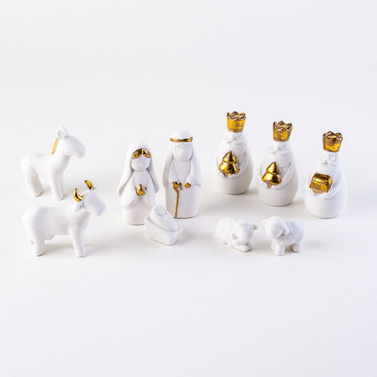 Porcelain Nativity Set