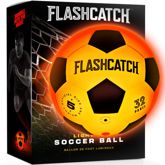 Light Up Soccer Ball - Glow in the Dark - NO 5