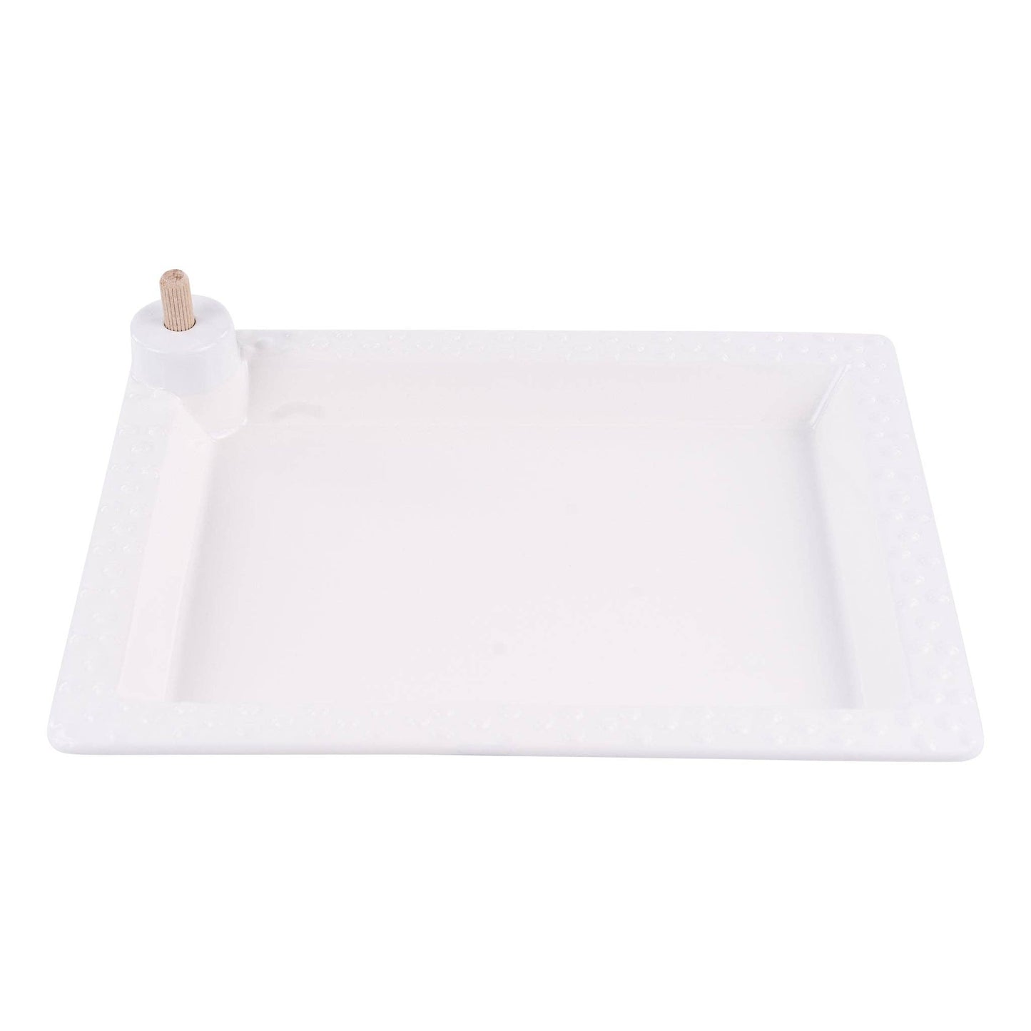 White Rectangular Platter