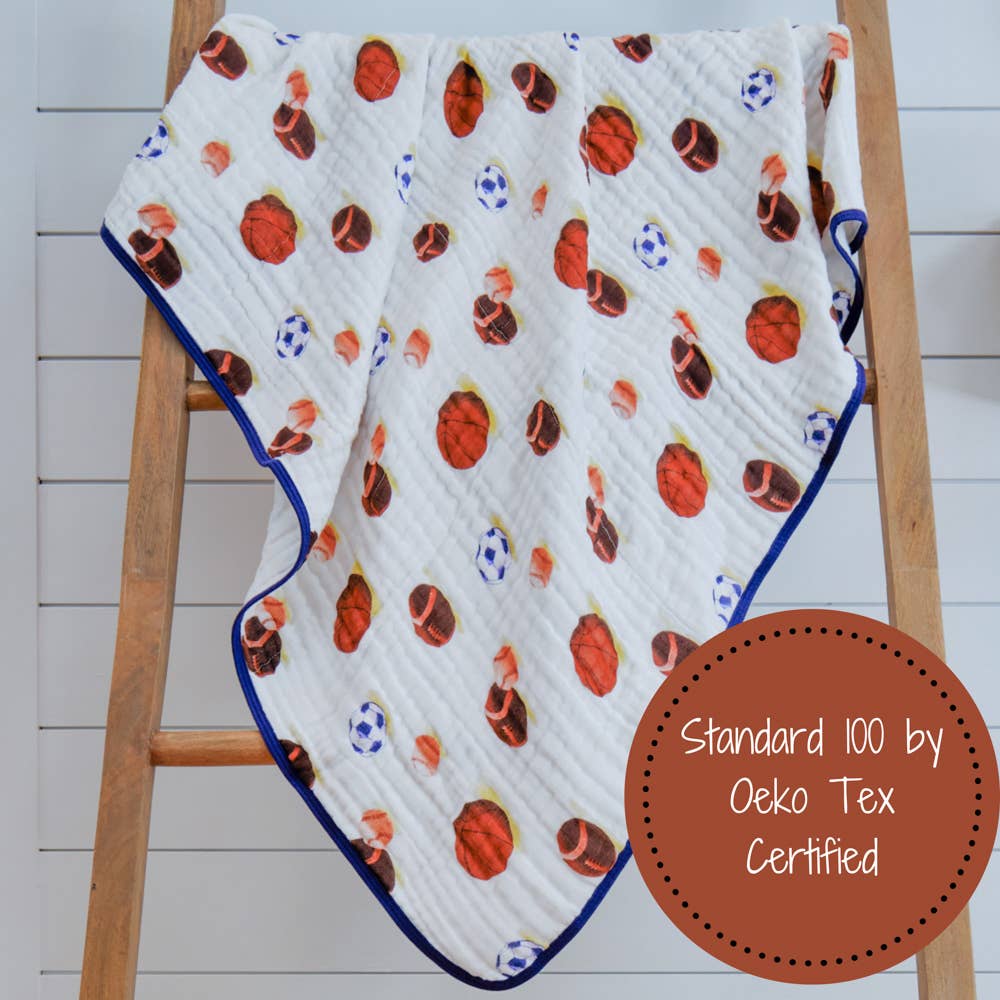 Go Sports! Baby Toddler Quilt