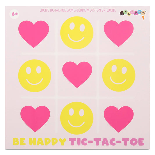 HAPPY LUCITE TIC TAC TOE