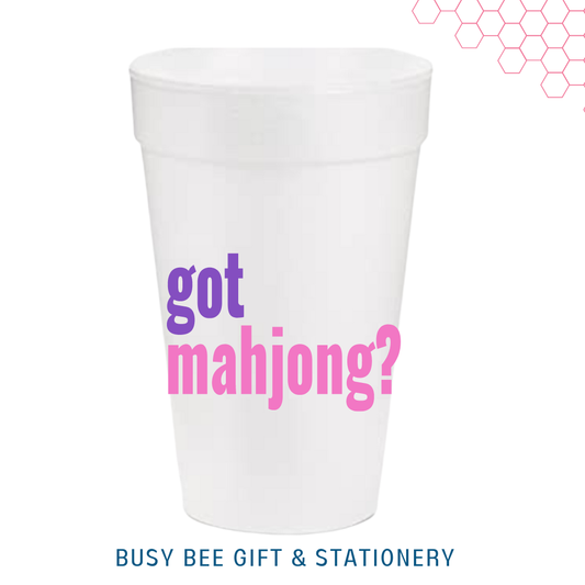 Got Mahjong Foam Cups 16 oz Cups