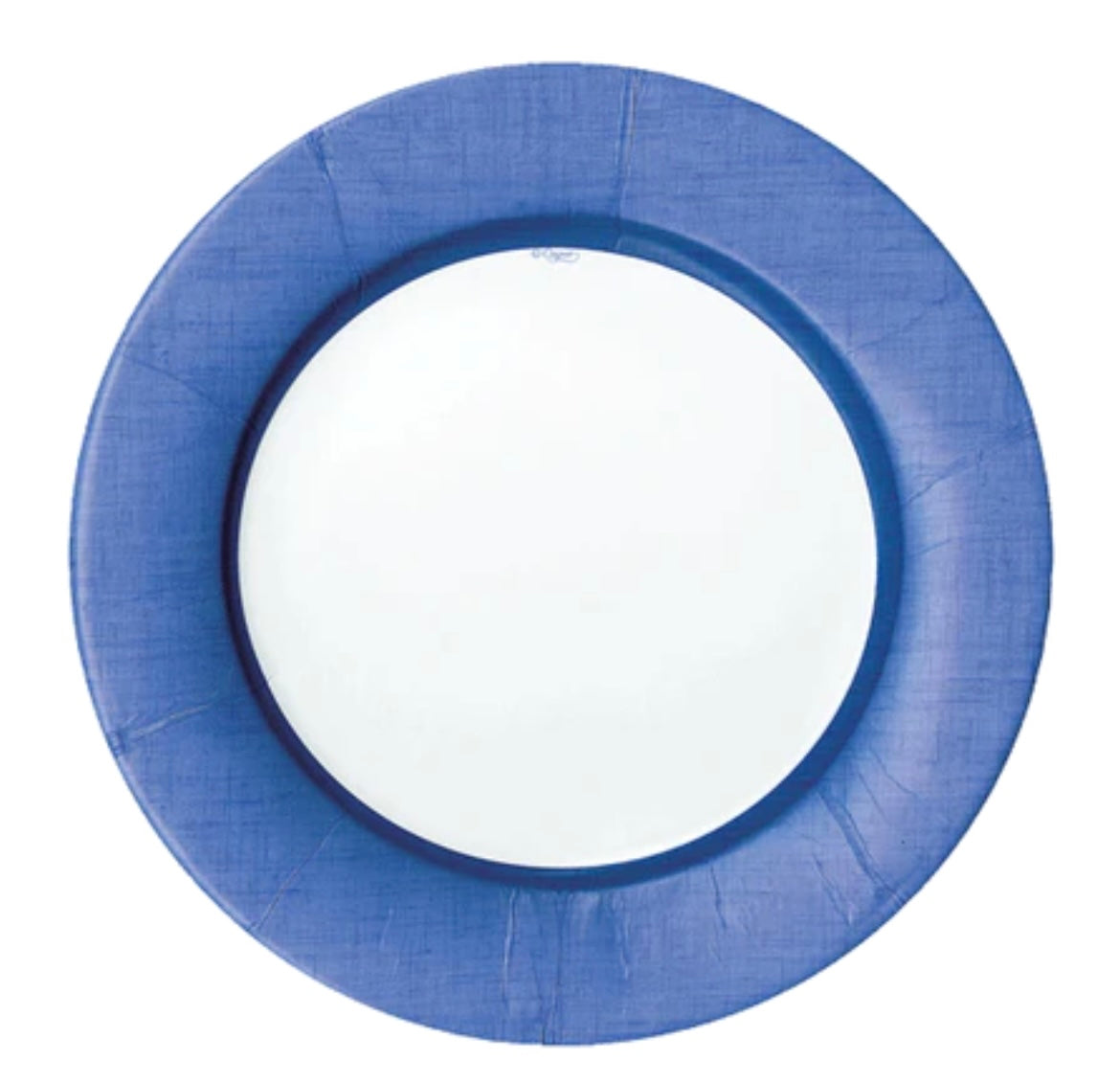 Caspari Dinner Plate Linen Blue