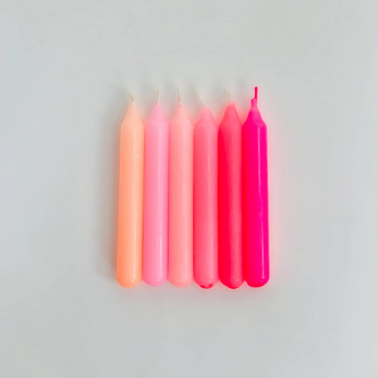 Dip Dye Konfetti Birthday Candles  * Girls