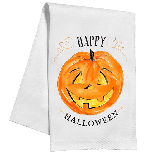 Happy Halloween  Pumpkin  Kitchen Towel