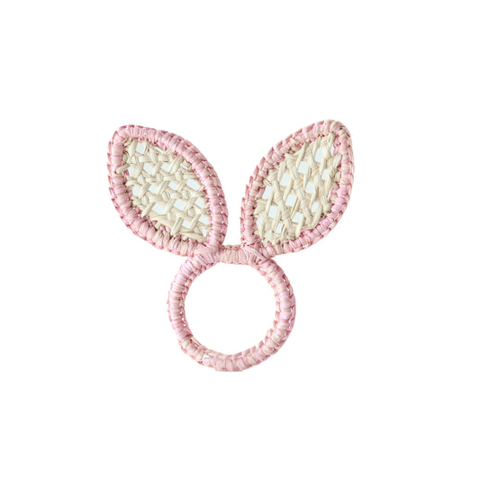 Bunny Ears Napkin Ring: Soft Pink