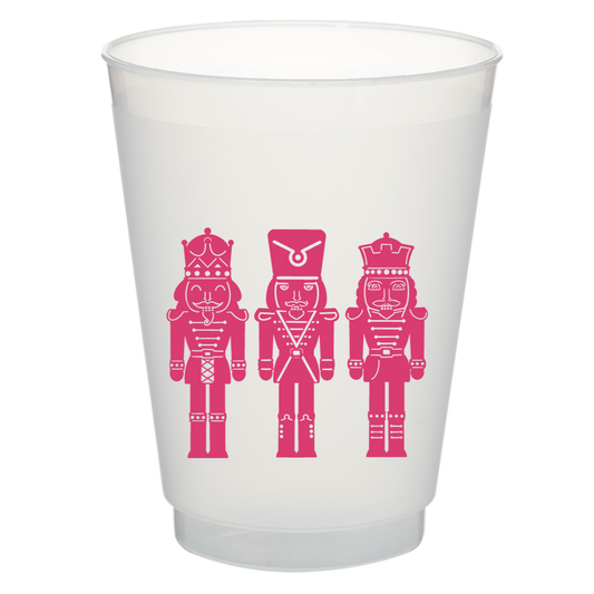 Nutcrackers- 16oz Frosted Flex Cup