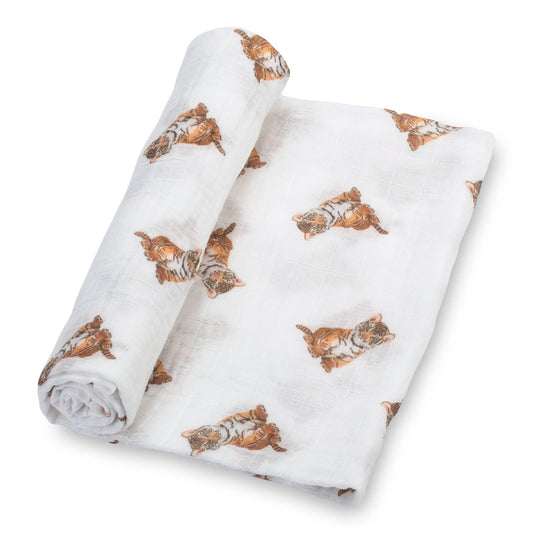Tiger Cub Baby Swaddle Blanket