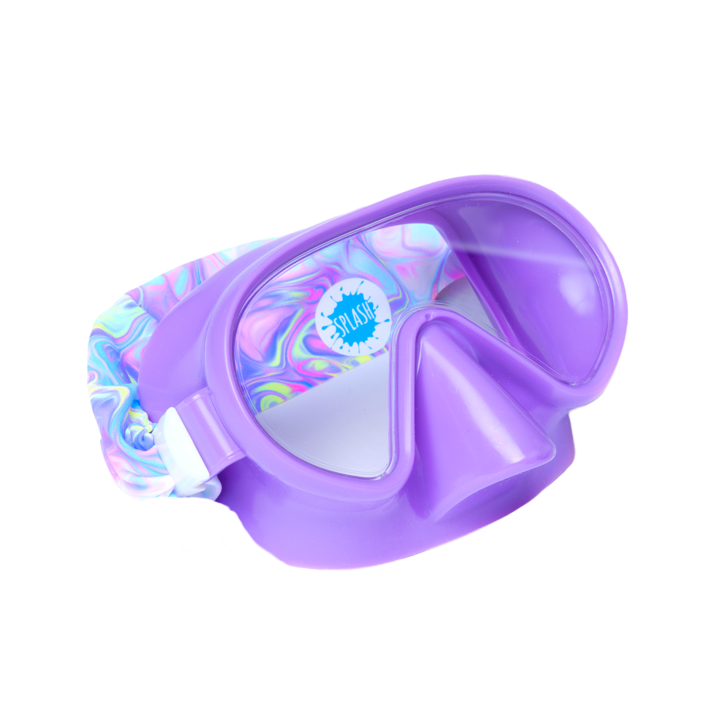 MASK- Pastel Swirl Swim Mask