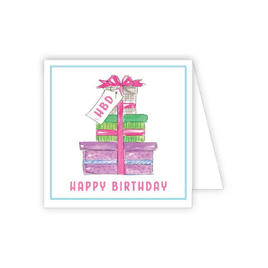 Happy Birthday Stack Pack Presents Enclosure Card