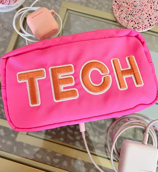 Tech Medium Bag - Coral Pink