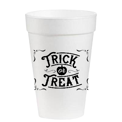 Trick Or Treat - 16oz Styrofoam Cups