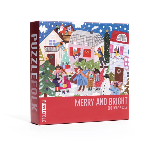 Merry & Bright 500 Piece Christmas Puzzle