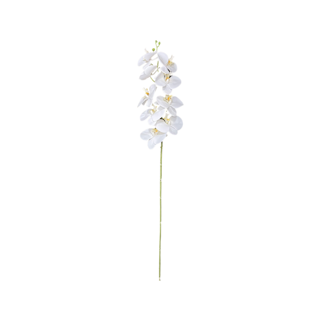 34.5" Real Touch White Orchid Spray