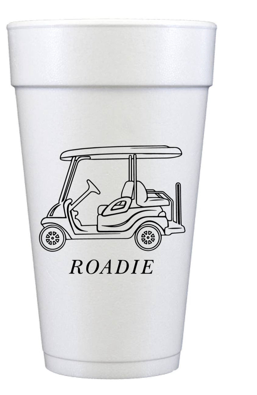 Golf Cart Roadie Masters Foam Cups